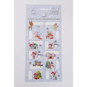 samolepka Samolepky na dárky Srnečka a zvířátka / 7060