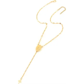 Náhrdelník IZMAEL Náhrdelník Medailon PO 39035 Zlatá KP39035