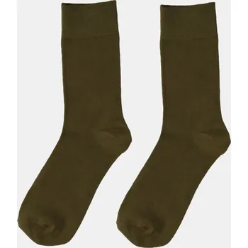 Pánské ponožky Baťa bavlněné khaki pánské klasické ponožky , vel. 43-46