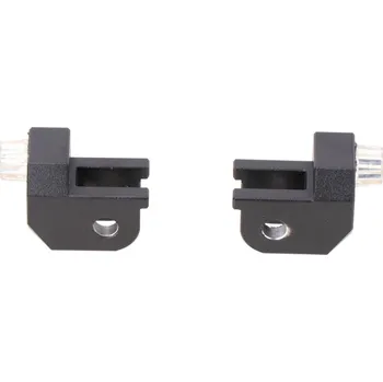 Mounting kit for EVO footrest Black. Triumph Tiger 1050, BMW models.