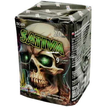 Zábavní pyrotechnika Ohňostroj Zom Bum Sativa 9ran 20mm 1ks