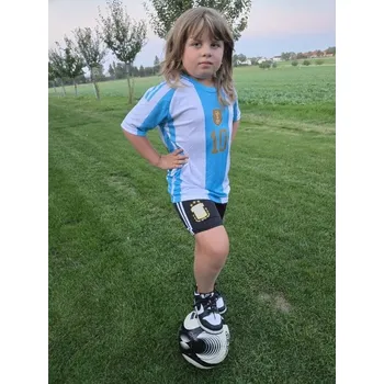 ARGENTINA - Messi - modro-bílo-zlatý 14
