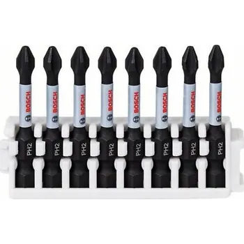 Elektrické nířadí BOSCH Souprava šroubovacích nástavců Impact Control, 8 kusů, 8×PH2 2608522330