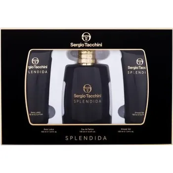 Dámský parfém Sergio Tacchini Splendida dárková kazeta: EDP 100 ml + sprchový gel 100 ml + tělové mléko 100 ml pro ženy