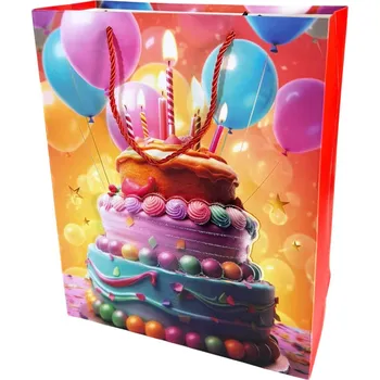 Dárková taška Dárková taška malá Happy Birthday se třpytkami Typ: 1