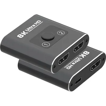 Xput HDMI obousměrný přepínač 2x1, 8K