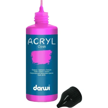 Vodová barva Darwi Opak Akrylová barva Pink 80 ml 1 ks