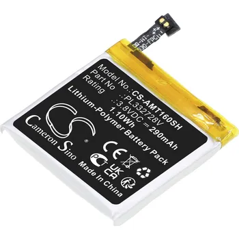 Baterie pro mobilní telefon Baterie pro Amazfit Stratos, Stratos 2, 290 mAh, Li-Pol