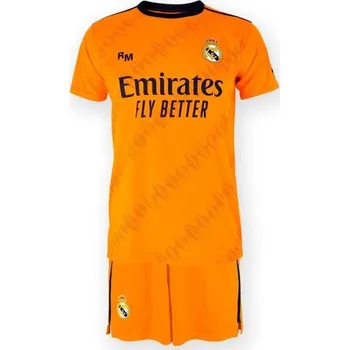 REAL MADRID Dětský fotbalový set Real Madrid 24/25 14 LET ORANŽOVÁ|ČERVENÁ