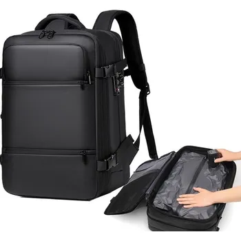 Městský batoh Mobilly vakuový kompresní cestovní batoh 20-39L – rozšiřitelný, ochrana proti krádeži, kapsa, doprava ZDARMA!