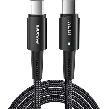 Datový kabel Essager Sunset USB-C / USB-C 2.0 5A, 100W, 1m