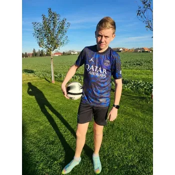 PSG - Messi - modro-černo-fialový 4