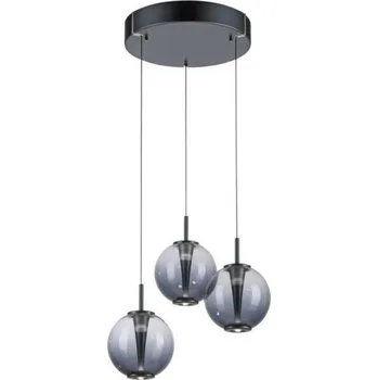 PAUL NEUHAUS Závěsné svítidlo PURE E-Infinity mystická šedá , elektricky nastavitelná výška, ovladač 2200-5000K