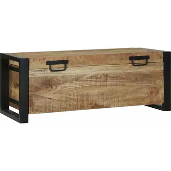 Truhla vidaXL Úložné truhly Hnědá 80 x 30 x 30 cm Masivní magnovníkové dřevo [4015973]