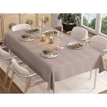XPOSE® Ubrus STRIPE - kávový 155x220 cm, + Prodloužená možnost vrácení zboží do 50 dnů