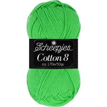 Příze Příze Scheepjes Cotton 8 zelená