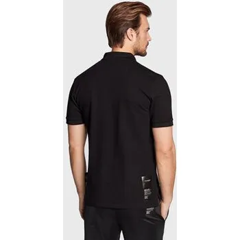 Pánské tričko Plein Sport Polokošile Statement FABC MTK5755 PTE003N Černá Slim Fit XS