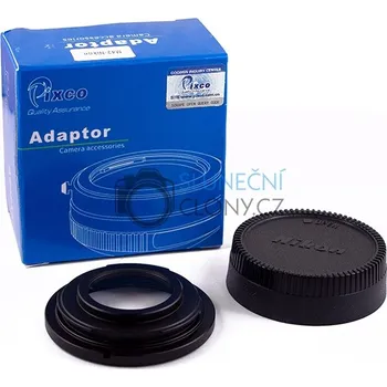 Pixco redukce M42 pro Nikon s optikou + krytka