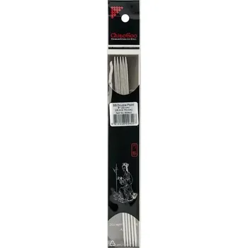 Jehlice ChiaoGoo ponožkové Nerezové jehlice 2,75mm 20cm (ChiaoGoo Double Pointed Needles 2,75mm 20cm)