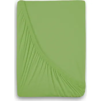 Bytový textil Kvalitex Jersey prostěradlo s lycrou 220x200cm světle zelené