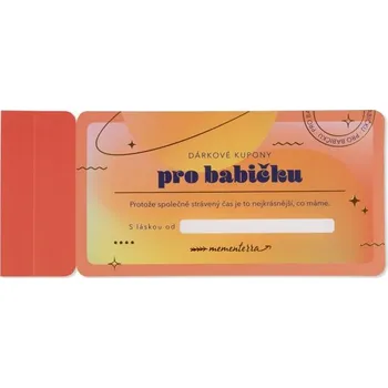 Albi Dárkové kupony - pro babičku