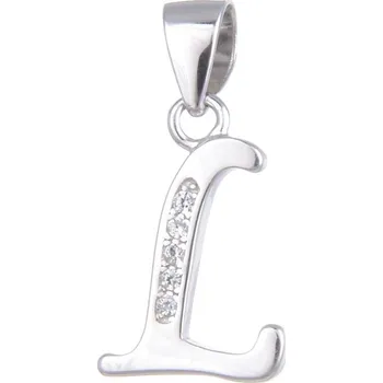 Přívěsek MOISS stříbrný přívěsek PÍSMENO L