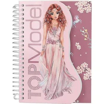 Blok Zápisník se spirálou a stránkami pro návrhy Top Model - 3525799