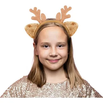 Karnevalový doplněk Godan Čelenka - Sob, světle hnědá