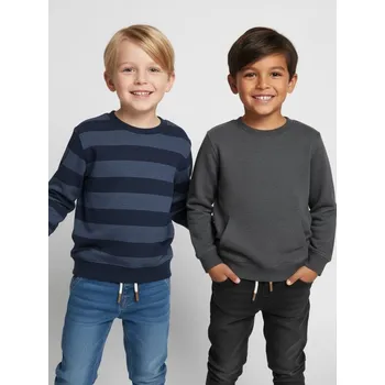 Oblečení a móda Sinsay - Sada 2 mikin - námořnická modrá - 793GE-59M - 793GE-59M-104