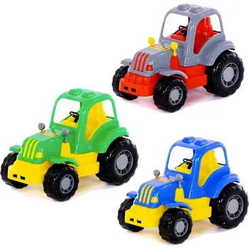 Hračka na písek plastový traktor Silas 28 cm pro děti od 1 roku