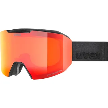 Uvex Evidnt Attract FM - black matt/mirror red orange/clear (S2) + yellow/clear (S1) uni