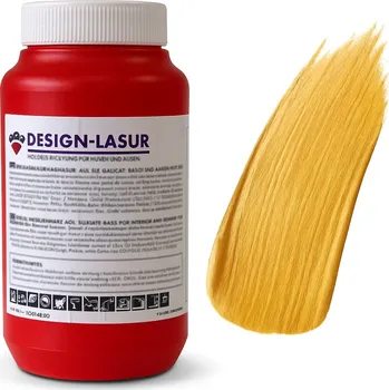 Speciální výtvarná barva KEIM Design-Lasur GOLD, zlatá barva