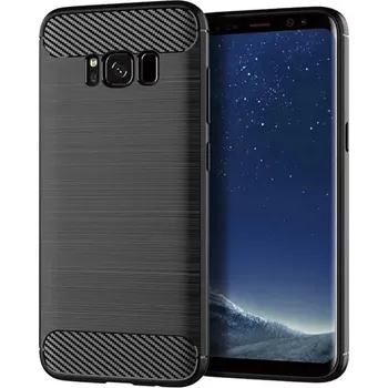 Pouzdro na mobilní telefon Techsuit Karbon Silikon Samsung Galaxy S8 Černá