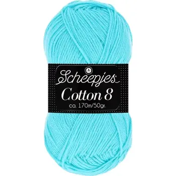 Příze Příze Scheepjes Cotton 8 pomněnkově modrá