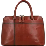 Luxusní dámská kožená kabelka do ruky Katana Gisela, hnědá