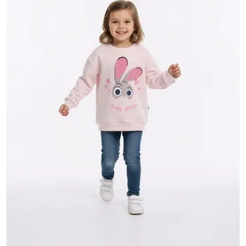 Dětská móda Sinsay - Mikina typu crewneck Zootopia - pastelová růžová - 400HS-03X - 400HS-03X-134