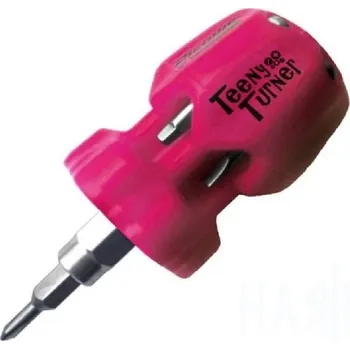 Outdoor vaření Teeny Turner Picquic minišroubovák s výměnnými bity – růžový