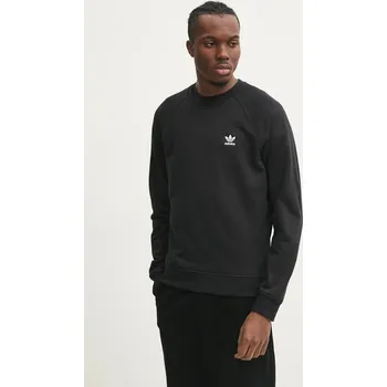 Dámská mikina Bavlněná mikina adidas Originals Essential JD2412 černá 99X, vel. XL