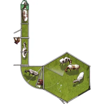 Sestava manipulační ohrady pro skot - 15 zvířat