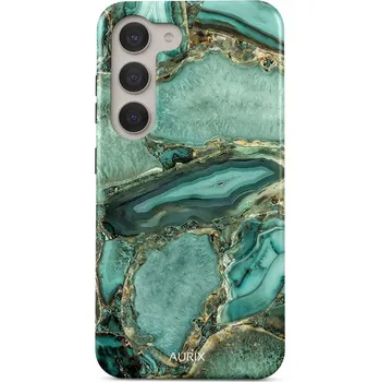 Pouzdro na mobilní telefon Kryt Samsung S23 AURIX pevný Emerald Glow (obal neboli pouzdro na Samsung S23)