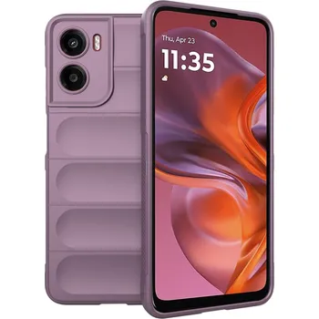 Pouzdro na mobilní telefon Ochranný kryt Techsuit Magic Shield pro Motorola Moto G05 E15 fialový