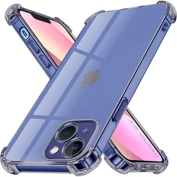 Pouzdro na mobilní telefon Techsuit Shockproof Clear Silicone iPhone 13 mini Smoke Black