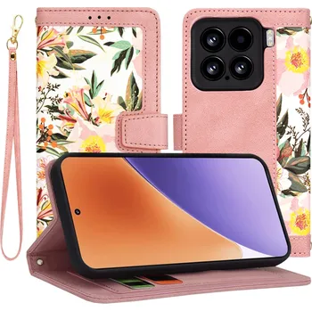 Pouzdro na mobilní telefon Techsuit FlipCraft Xiaomi 15 v růžové barvě