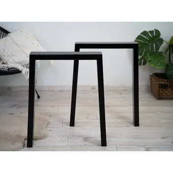 Stolová podnož Treesome Robustní Železná Industrial Podnož Stolová Noha do A 2ks Černá Rozměr: 80 x 72 cm