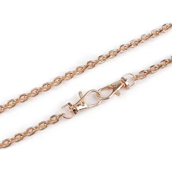 Řetízek Řetízek na kabelky s karabinou délka 120 cm Varianta: 2 růžové zlato, Balení: 1 ks