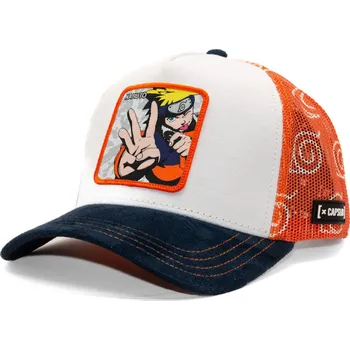 Kšiltovka Kšiltovka Capslab Trucker Capslab X Naruto Uzumaki Navy/White/Orange velikost One Size (56-59 cm)