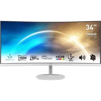 Monitor MSI PRO MP341CQWDE 86cm (34) VA UWQHD 4ms 100Hz (9S6-3PB2CT-038)