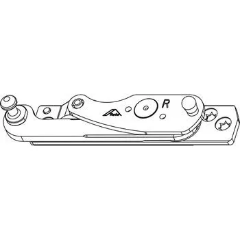 Stavebniny ROTO NT/NX roh. ložisko Designo 3-kří. dřevo hloub. falcu 24/30 mm 13V stříb. Pr