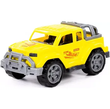 autíčko Plastové terénní auto pro děti žluté