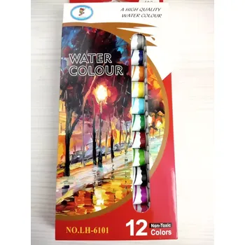 Vodová barva TIANJIN ZHONGRUI Barvy vodové 12 barev